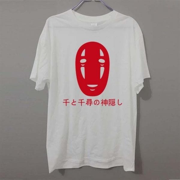 Spirited Away No Face Kaonashi Harajuku T Shirt - ghibli.store