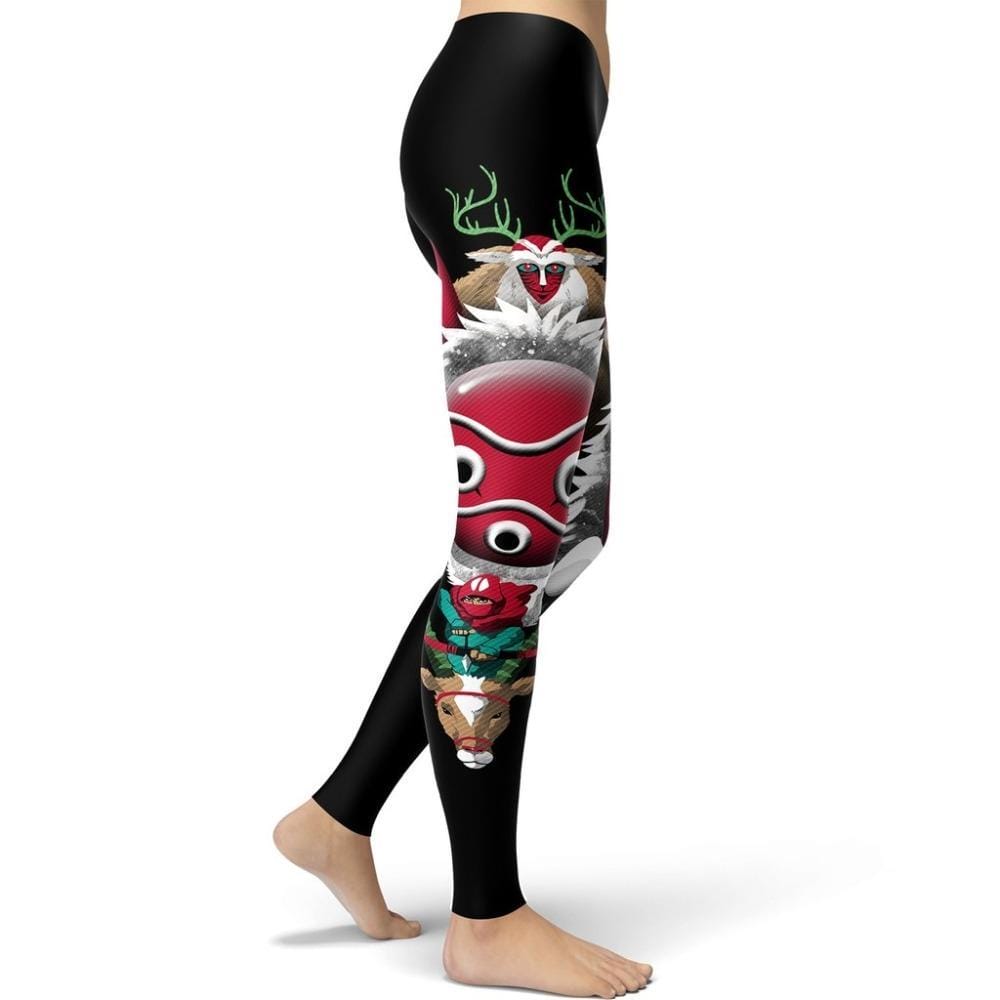 Princess Mononoke Leggings Style 3 - ghibli.store