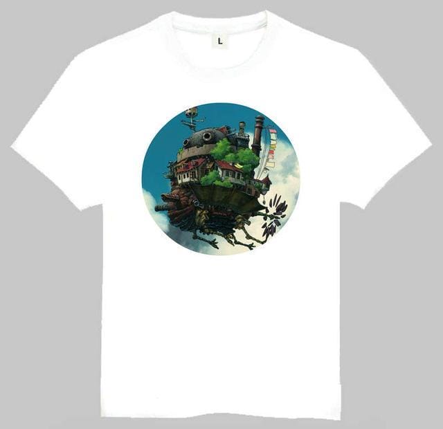 Howl's shops Moving Castle Scenic Shirt