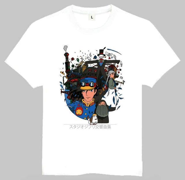 Howl's Moving Castle T Shirt 14 Styles - ghibli.store
