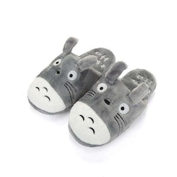 Totoro Slipper Gray 3 Types - ghibli.store