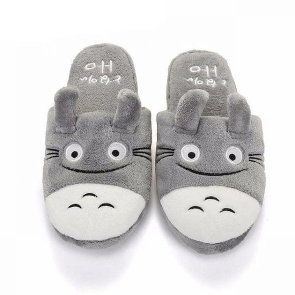 Totoro Slipper Gray 3 Types - ghibli.store