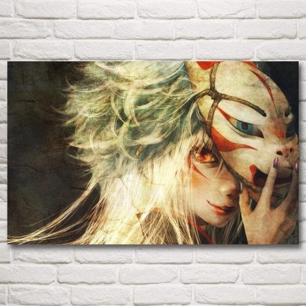 Princess Mononoke Silk Poster 5 Styles Ghibli Store ghibli.store