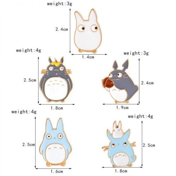 My Neighbor Totoro Pins 5pcs/set Ghibli Store ghibli.store