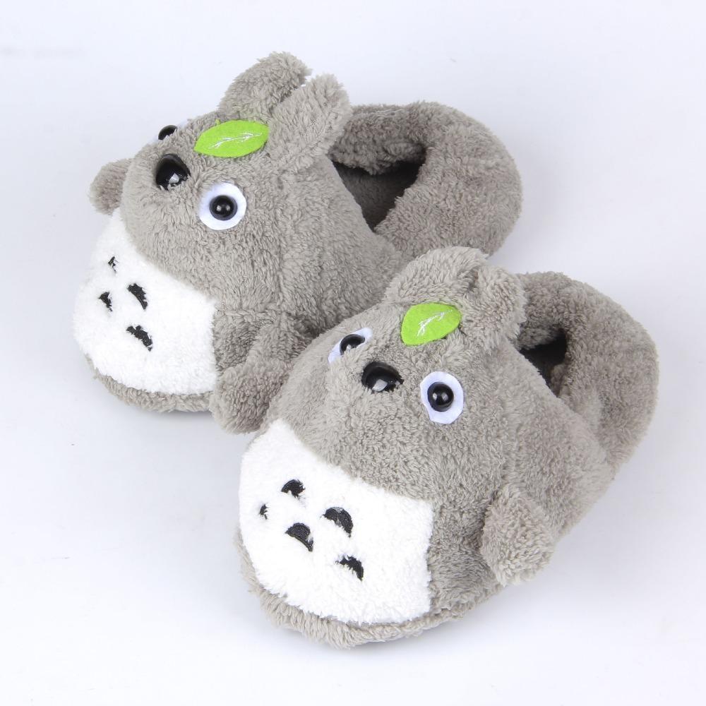 My Neighbor Totoro Plush Slippers Ghibli Store ghibli.store