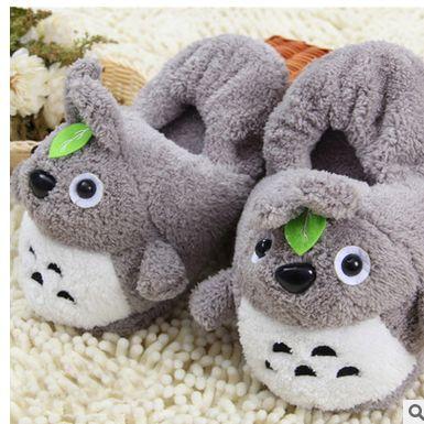 My Neighbor Totoro Plush Slippers Ghibli Store ghibli.store