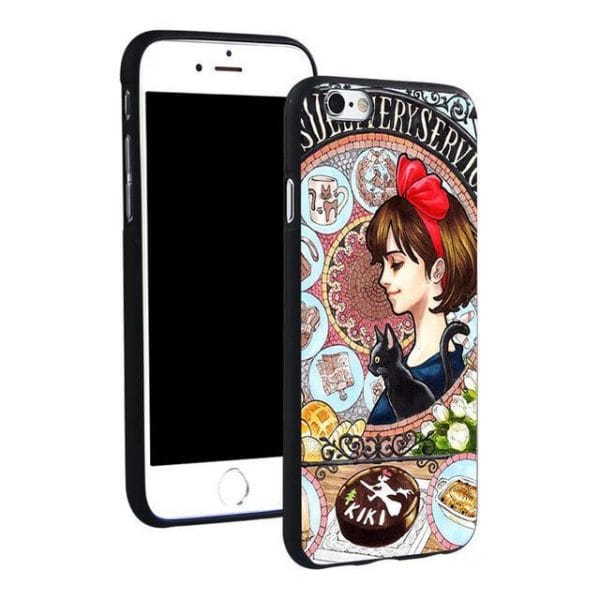Kiki’s Delivery Service Ring Holder Phone Case for iPhone Ghibli Store ghibli.store
