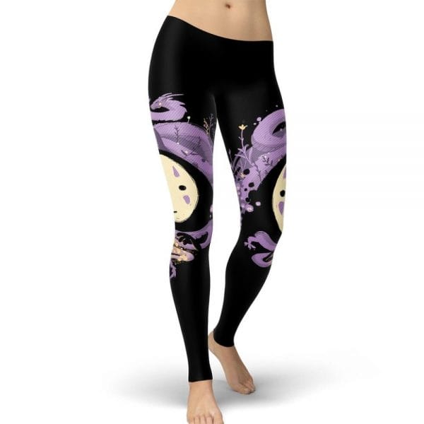 Spirited Away No Face Kaonashi Legging Style 3 Ghibli Store ghibli.store