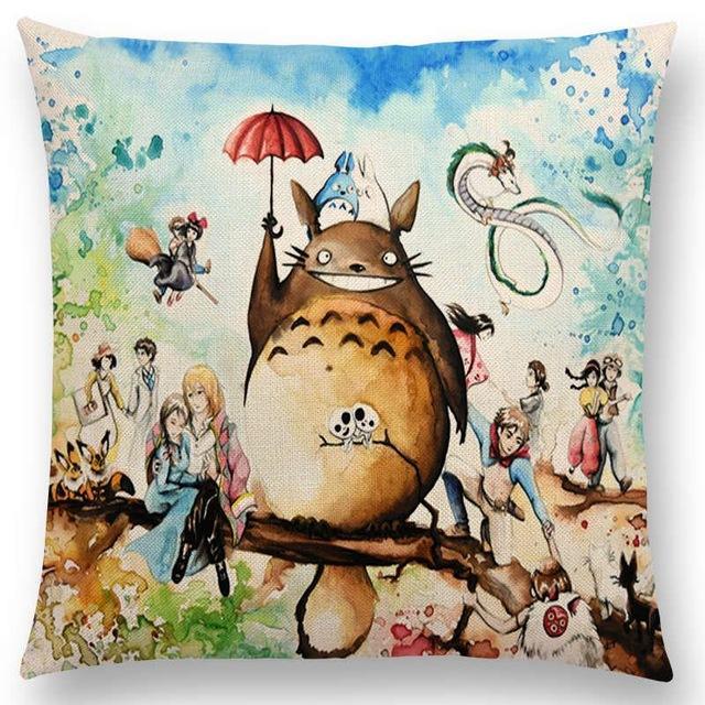 studio ghibli pillow case