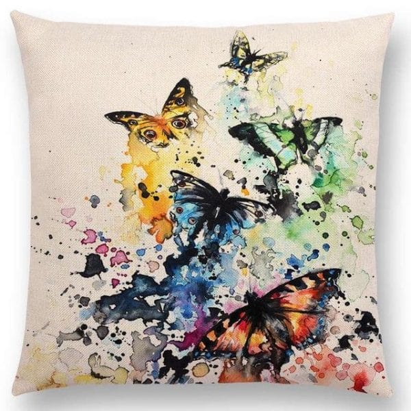 Studio Ghibli Watercolor Throw Pillow Cover Ghibli Store ghibli.store