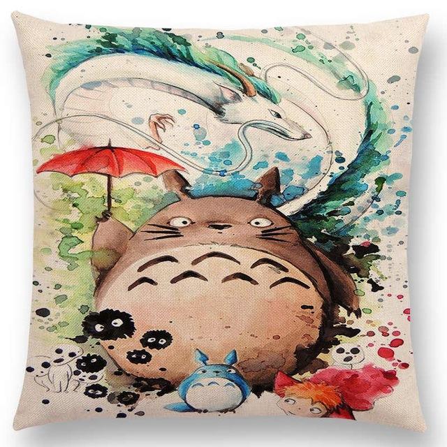 studio ghibli pillow case