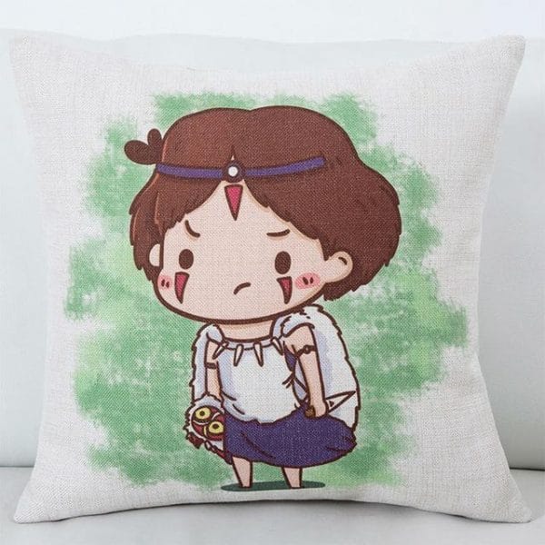 Studio Ghibli Characters Throw Pillow Cover - ghibli.store