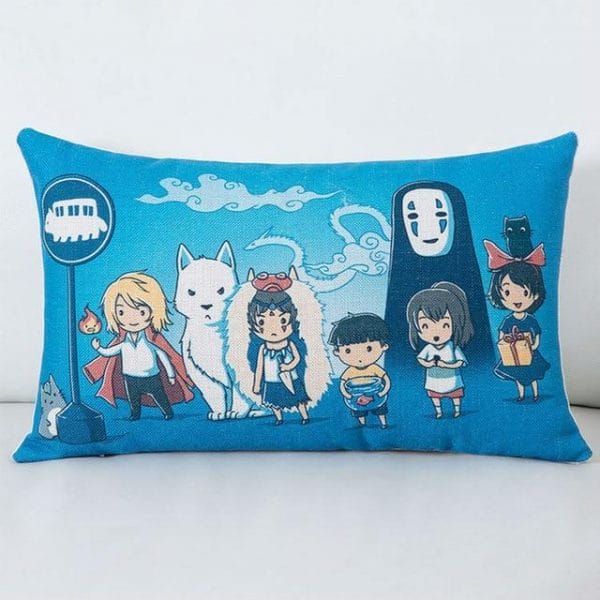 Studio Ghibli Cute Characters Pillowcase 30x50 cm - ghibli.store