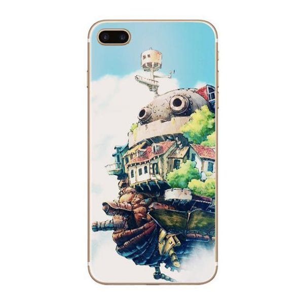 Howls Moving Castle Transparent Cover For iPhone Ghibli Store ghibli.store