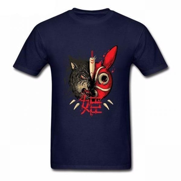 Princess Mononoke Mask & Wolf T shirts Ghibli Store ghibli.store