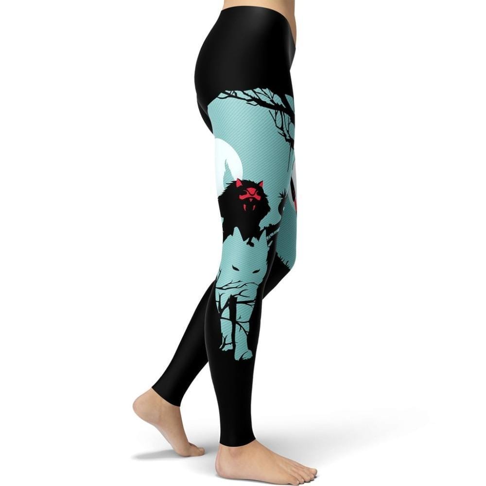 Princess Mononoke Leggings Style 8 - ghibli.store