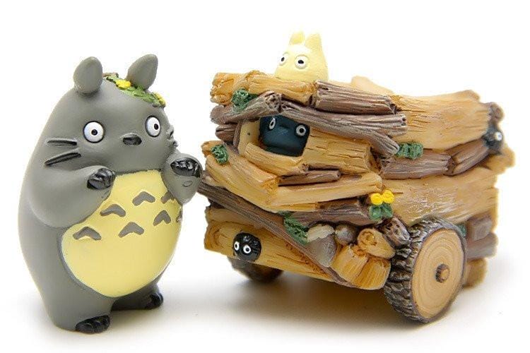 Studio Ghibli My Neighbor Totoro: Totoro Push Car 5cm - ghibli.store