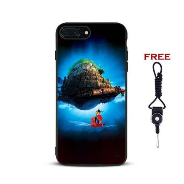 Laputa: Castle in the Sky Phone Case Free Strap For iPhone (8 Styles) Ghibli Store ghibli.store