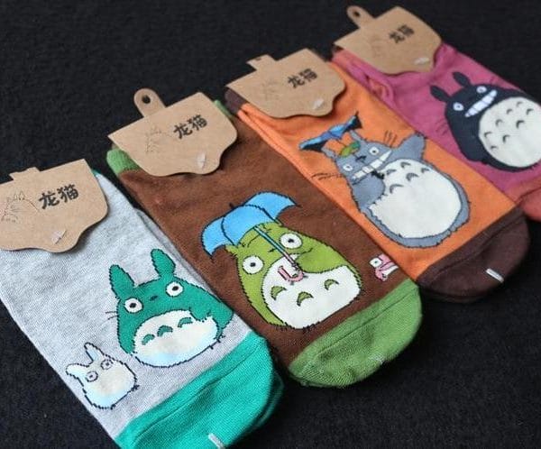 My Neighbor Totoro Cute Socks 5 Pairs/lot Ghibli Store ghibli.store