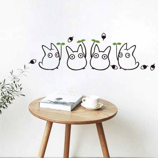 My Neighbor Totoro Cute Wall Decals Ghibli Store ghibli.store