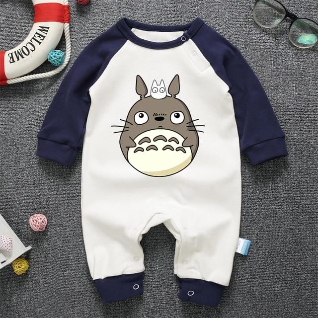My Neighbor Totoro Onesies Long Sleeve for Baby - ghibli.store