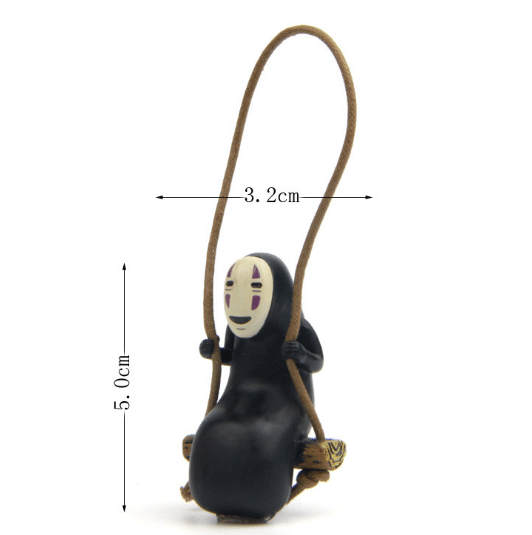 Spirited Away Kaonashi No Face on The Swing Figure Ghibli Store ghibli.store