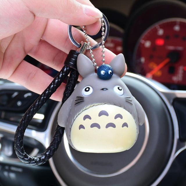 My Neighbor Totoro Fur Ball Keychain Ghibli Store ghibli.store
