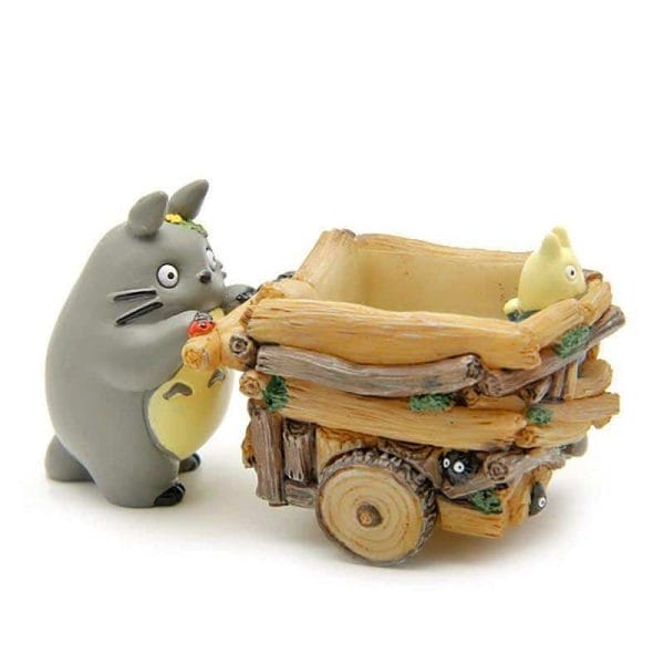 Totoro Family With Leaf Figure Ghibli Store ghibli.store