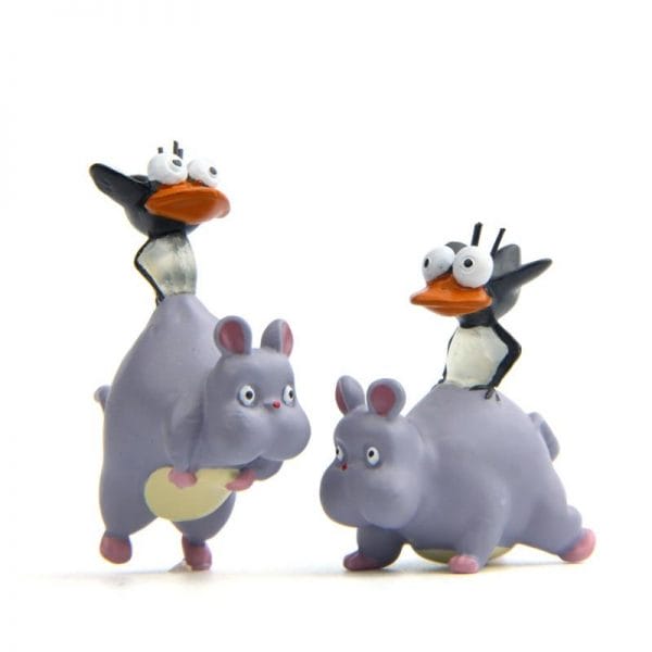 Spirited Away Boh as Little Mouse & Fly Cute Figure 2pcs/set - ghibli.store