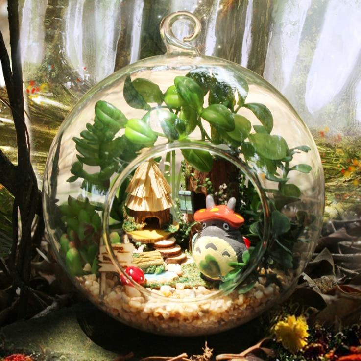 My Neighbor Totoro Cute DIY Glass Ball Doll House for Christmas Gift - Ghibli Store