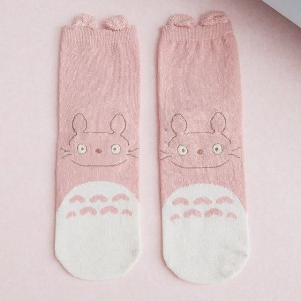 My Neighbor Totoro Socks with Fluffy Ears Harajuku Style 5 Colors Ghibli Store ghibli.store
