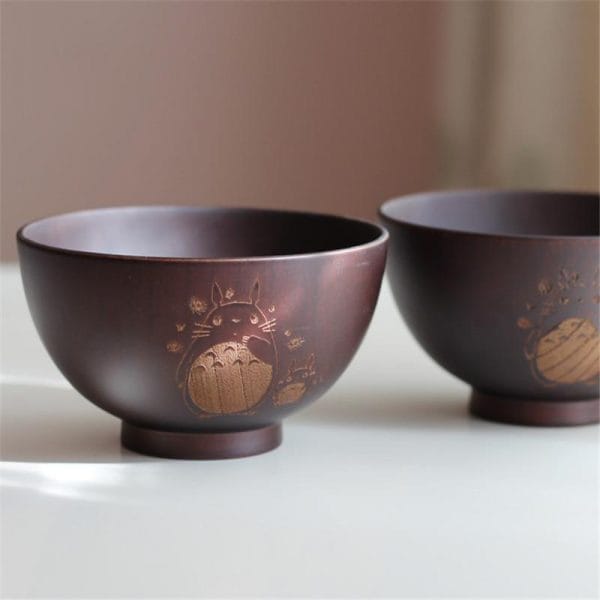 Totoro Mini Wooden Bowl Japanese Style Ghibli Store ghibli.store