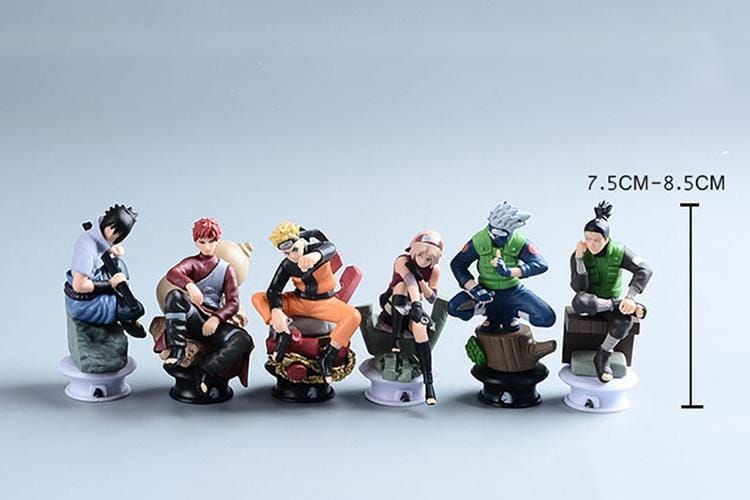 Naruto Pvc Toy Figure 9cm 6 Pcs/set Ghibli Store ghibli.store