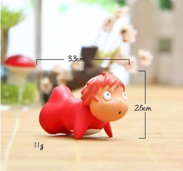 Ponyo on the Cliff by the Sea Toy Garden Decor Ghibli Store ghibli.store