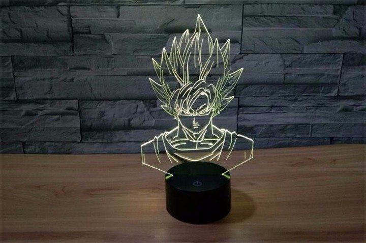 Dragon Ball Z Super Saiyan Goku Lamp - ghibli.store