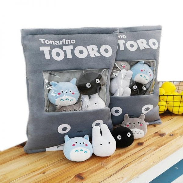 Totoro Family Stuffed Pillow Creative Gift Ghibli Store ghibli.store