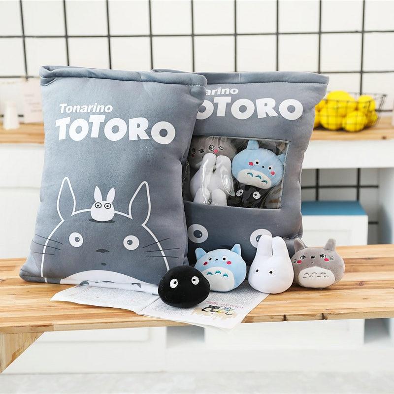Totoro Family Stuffed Pillow Creative Gift - ghibli.store
