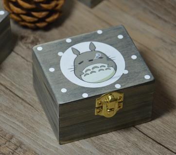 Totoro wooden music box - ghibli.store