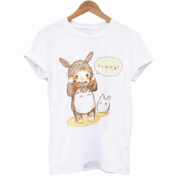 Cute Totoro Print T-Shirt For Women 12 Styles Ghibli Store ghibli.store