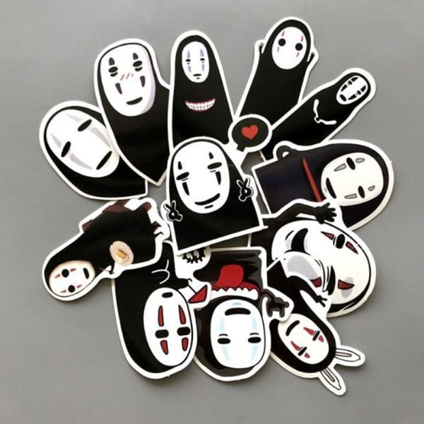 Spirited Away No Face Kaonashi Waterproof Stickers Ghibli Store ghibli.store