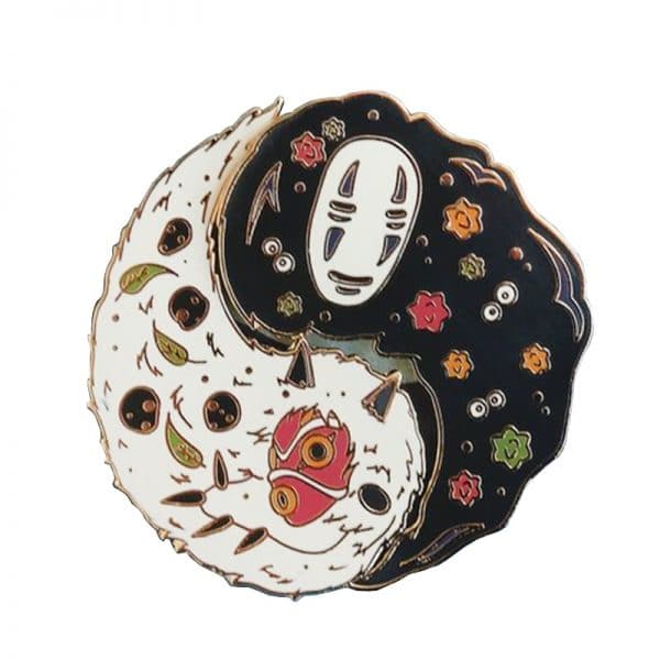 Spirited Away No Face At Bathhouse Badge Pins Ghibli Store ghibli.store