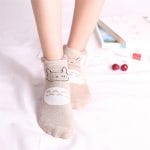 My Neighbor Totoro Cute Fluffy Ears Socks Ghibli Store ghibli.store