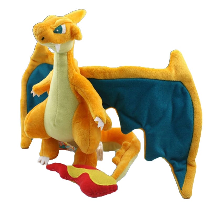 Pokemon Mega Charizard X Plushie 25cm - Ghibli Store