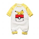 Pokemon Pikachu Long Sleeve Baby Onesies