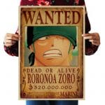 One Piece Characters Wanted Vintage Posters Ghibli Store ghibli.store