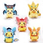 Pokemon Pikachu Cosplay Mega Charizard Plushie 7 Styles Ghibli Store ghibli.store