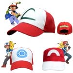 Pokemon Ash Ketchum Cosplay Caps 4 styles