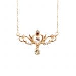 Sailor Moon Heart Crown Metal Pendant Necklace Ghibli Store ghibli.store