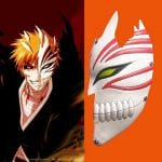 Bleach Kurosaki Ichigo Half Hollow Mask Halloween Cosplay
