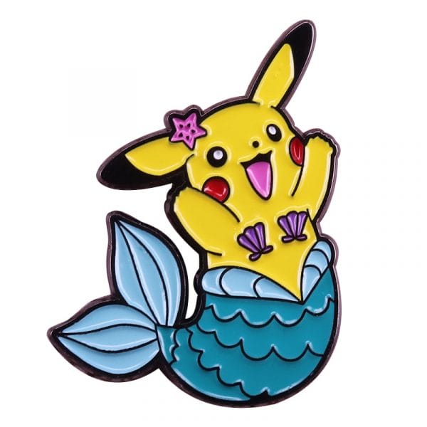 Pokemon Ash Ketchum And Pikachu 8 Bit Badge Pins Ghibli Store ghibli.store